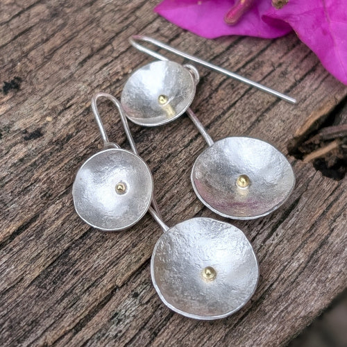 Silver Luna Earrings