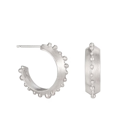 Avra Hoops Silver