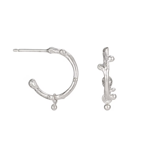 Bud Hoops - Silver