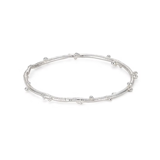Bud Bangle - Silver