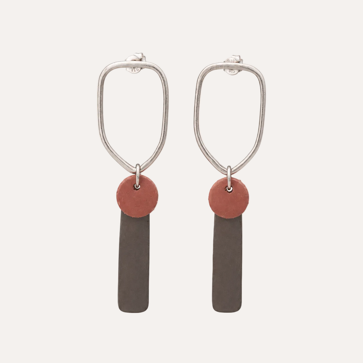 Anchor drop earrings