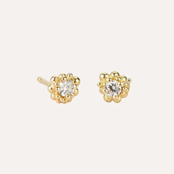 Cluster Diamond Earrings