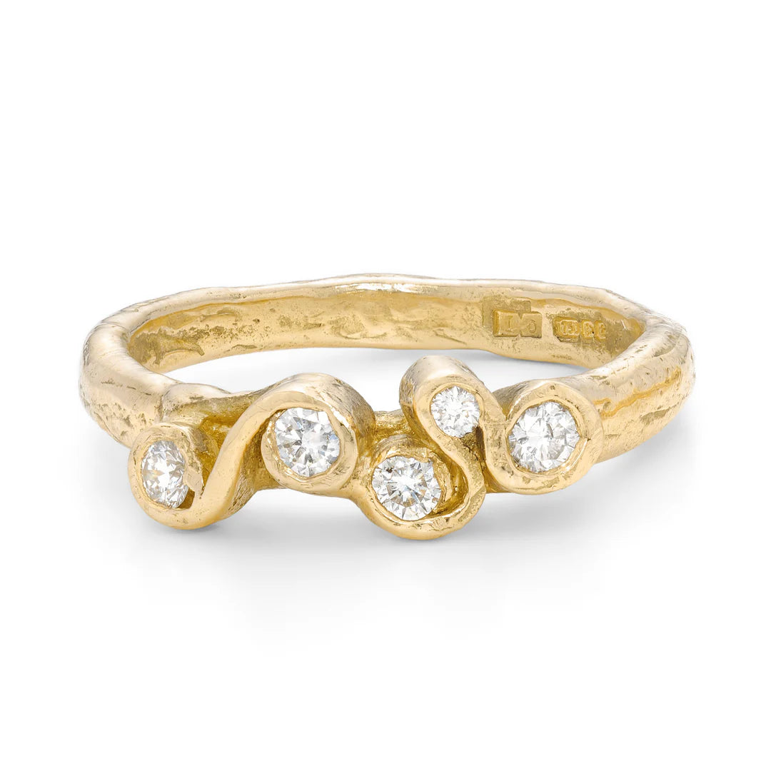 gold and diamond ring