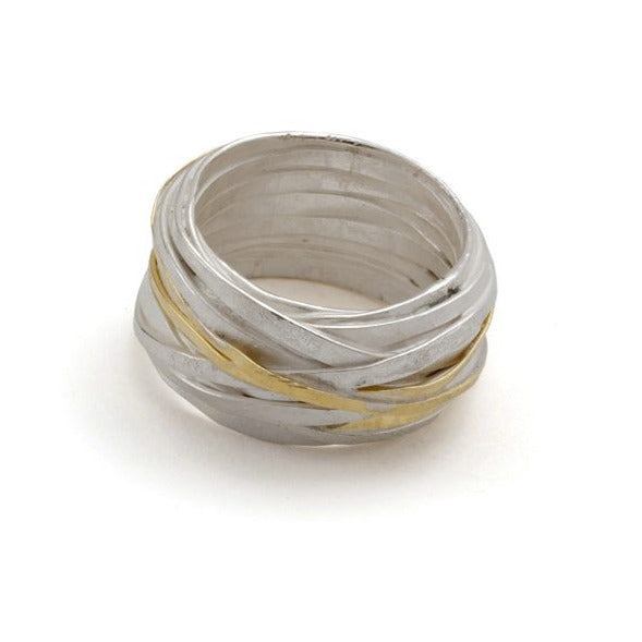 Silver & Gold Wrap Ring