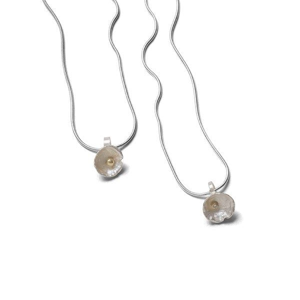 Silver Acorn Cup Pendant