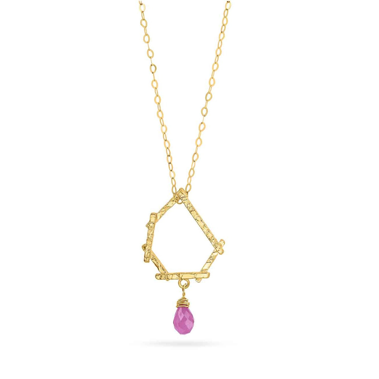 Gold & Ruby Necklace