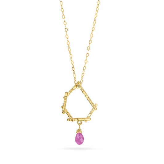 gold and ruby necklace