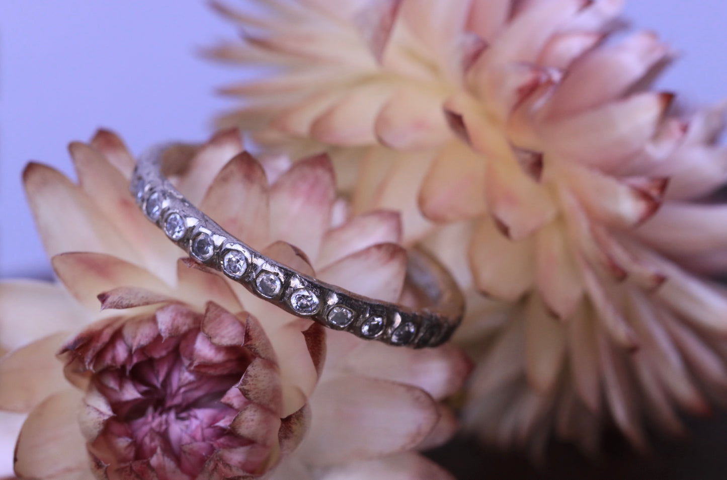 VAULT - Ruth Tomlinson beaded diamond eternity band 18ct white gold