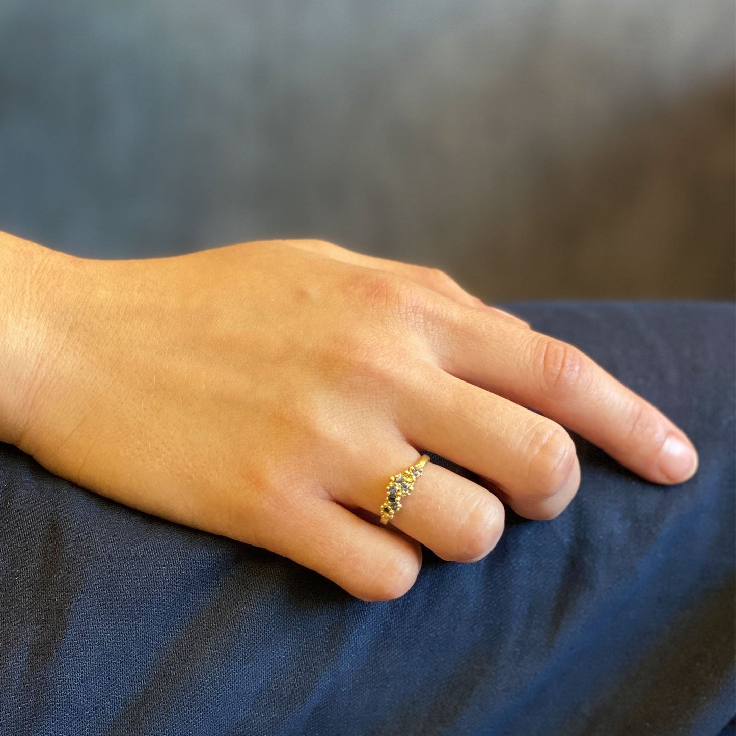 Granule Ring - Sapphire Sea