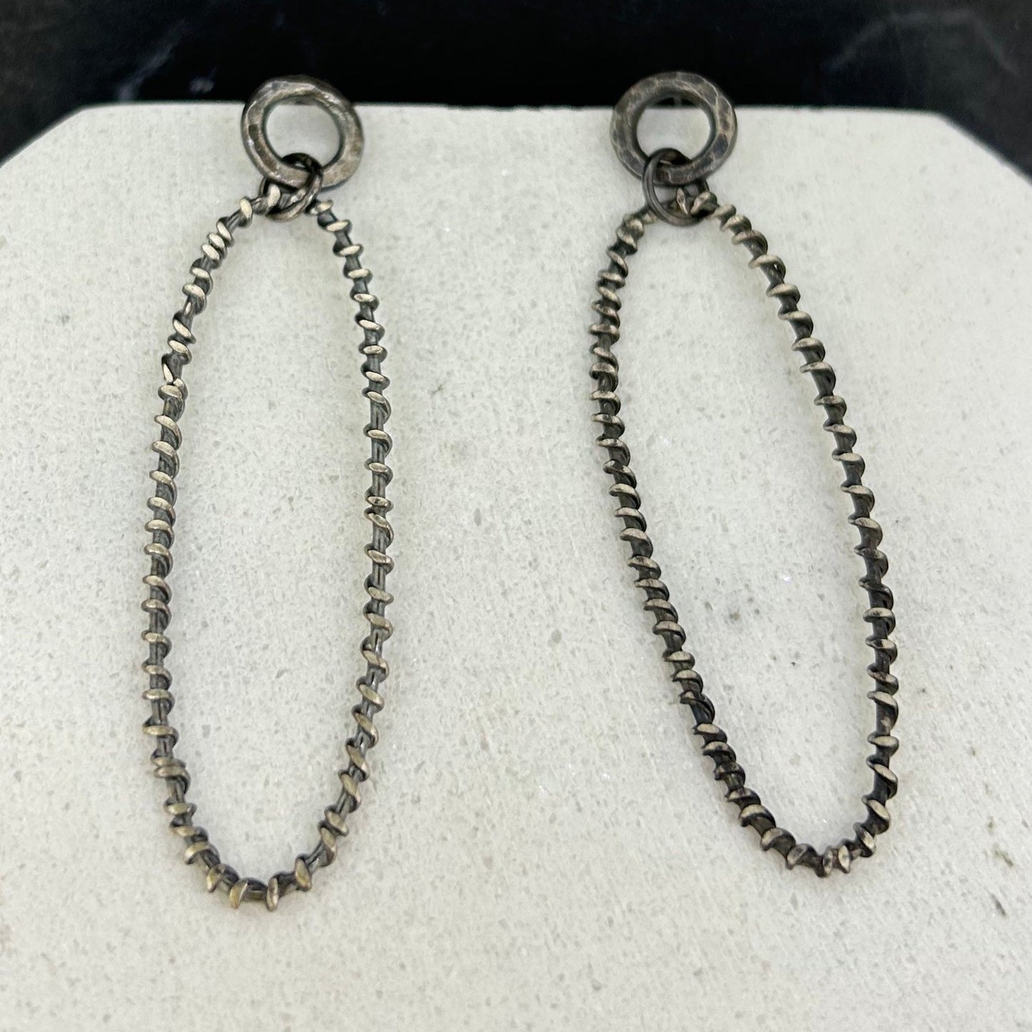 Oval Loop Earrings