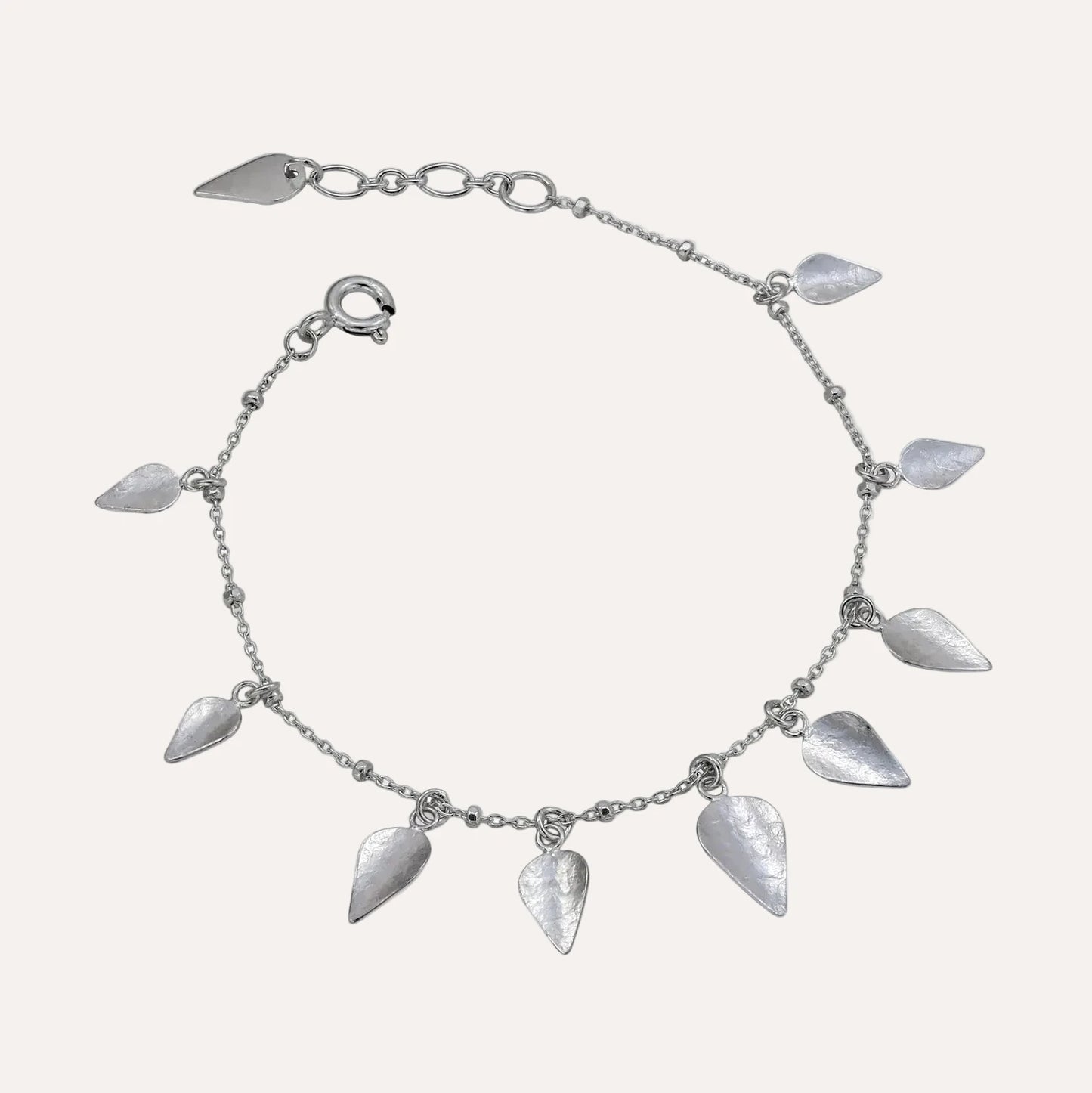 Komorebi Scattered Leaves Bracelet - Silver