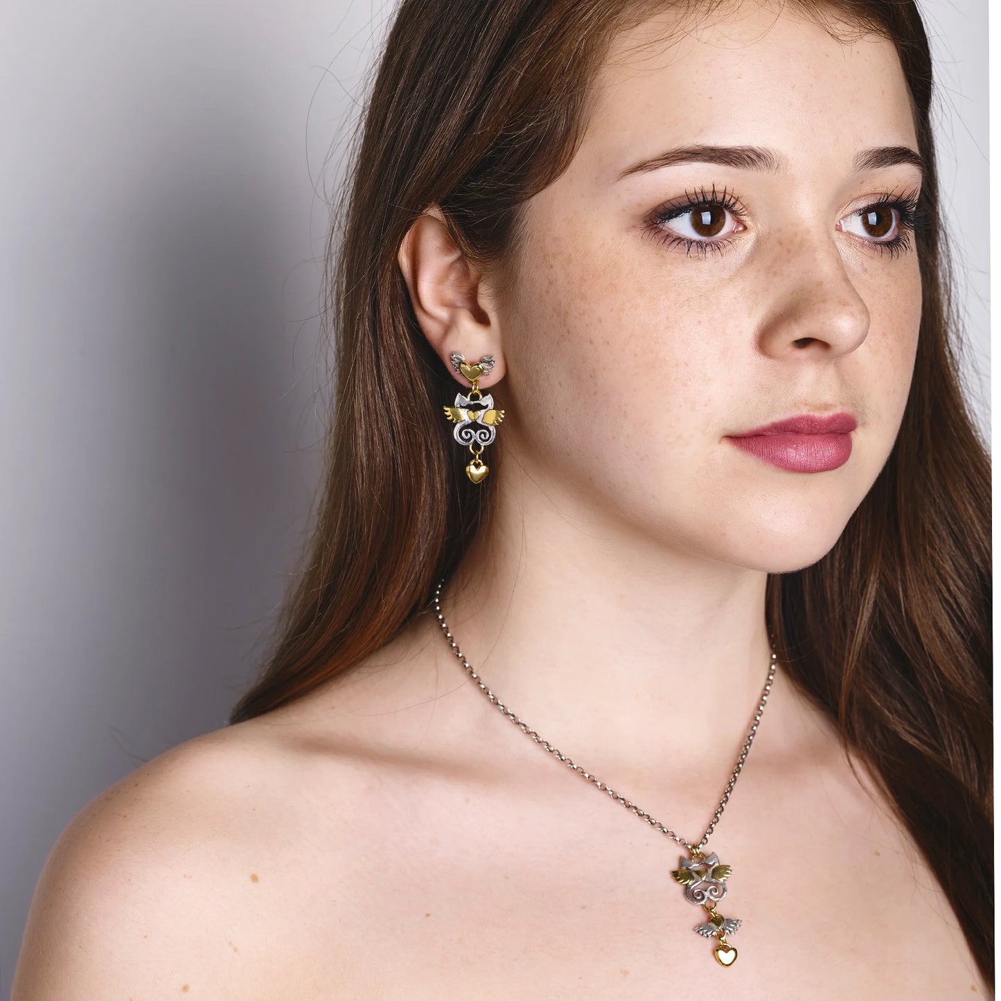 Kissing Seahorse Necklace