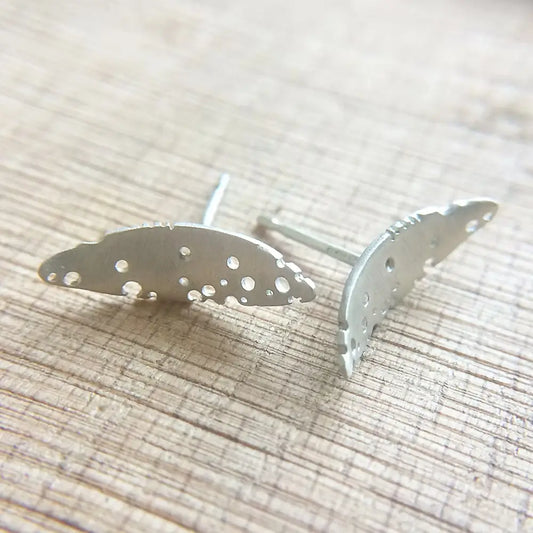 Silver Leaf Earrings
