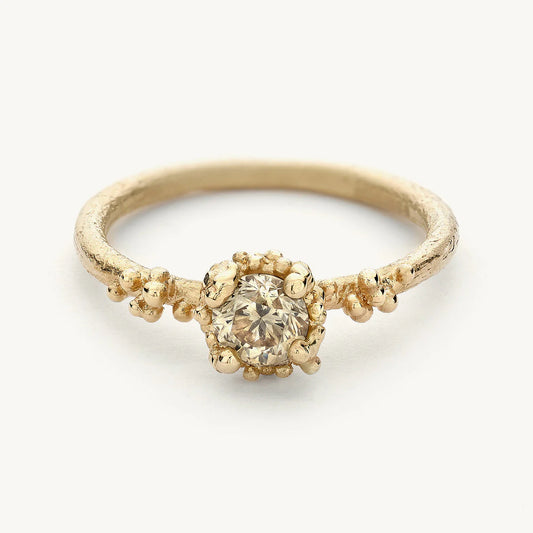Champagne Diamond Ring