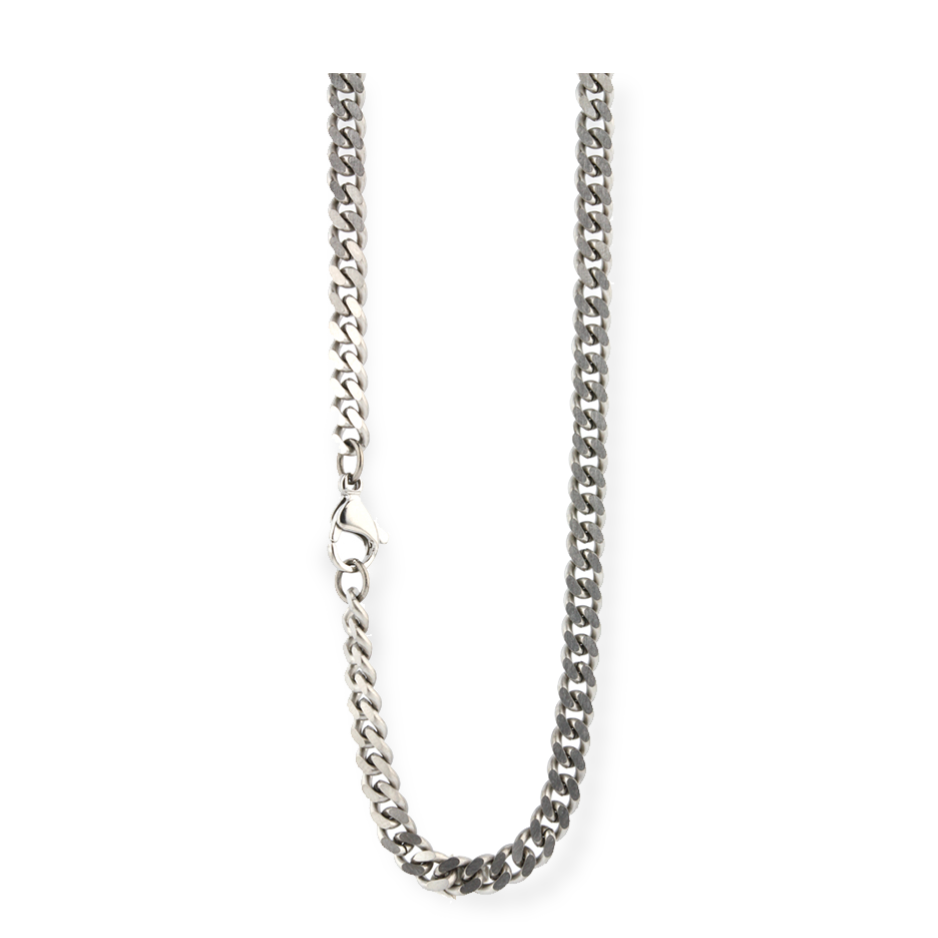 Titanium Flat Curb Chain
