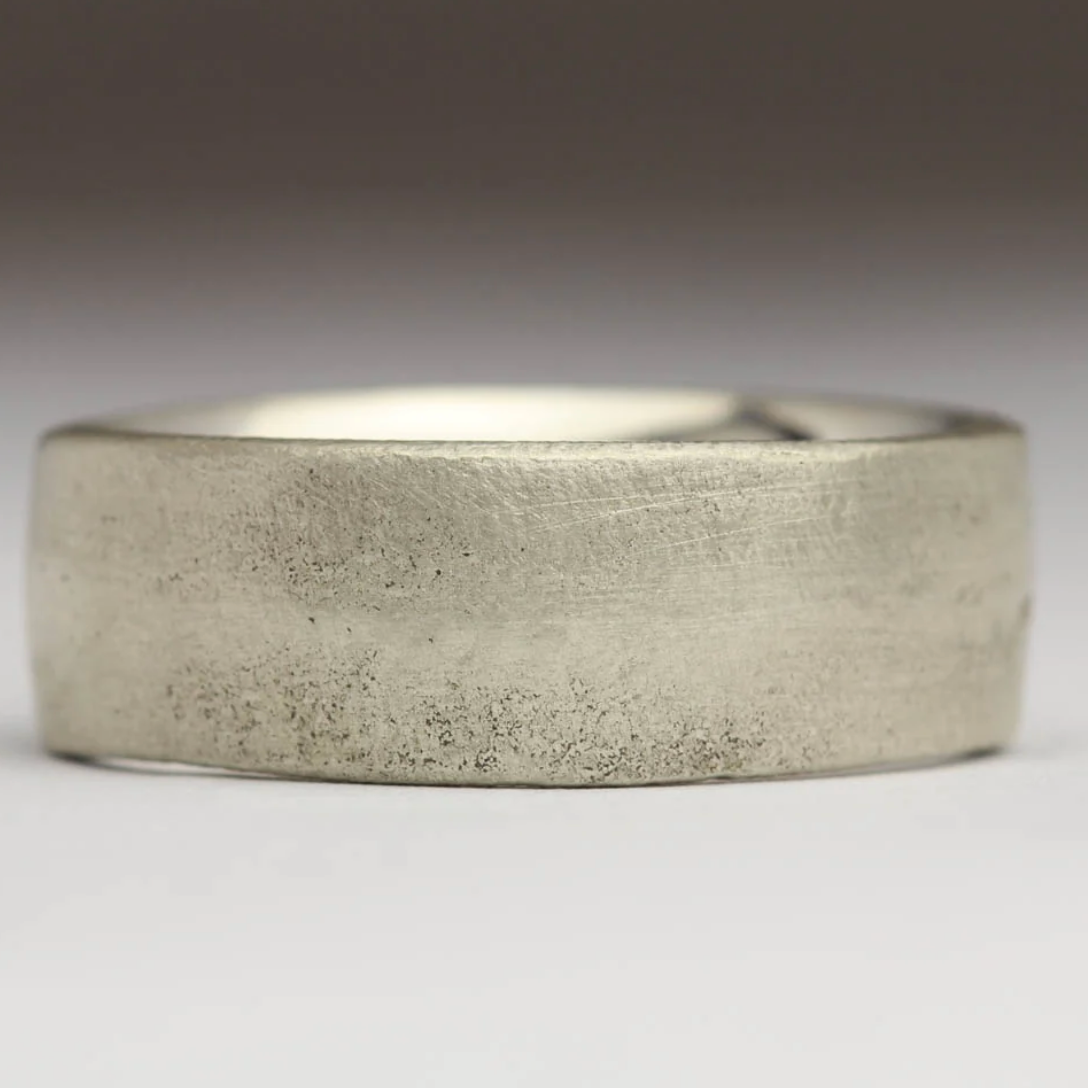 Silver Sandcast Ring