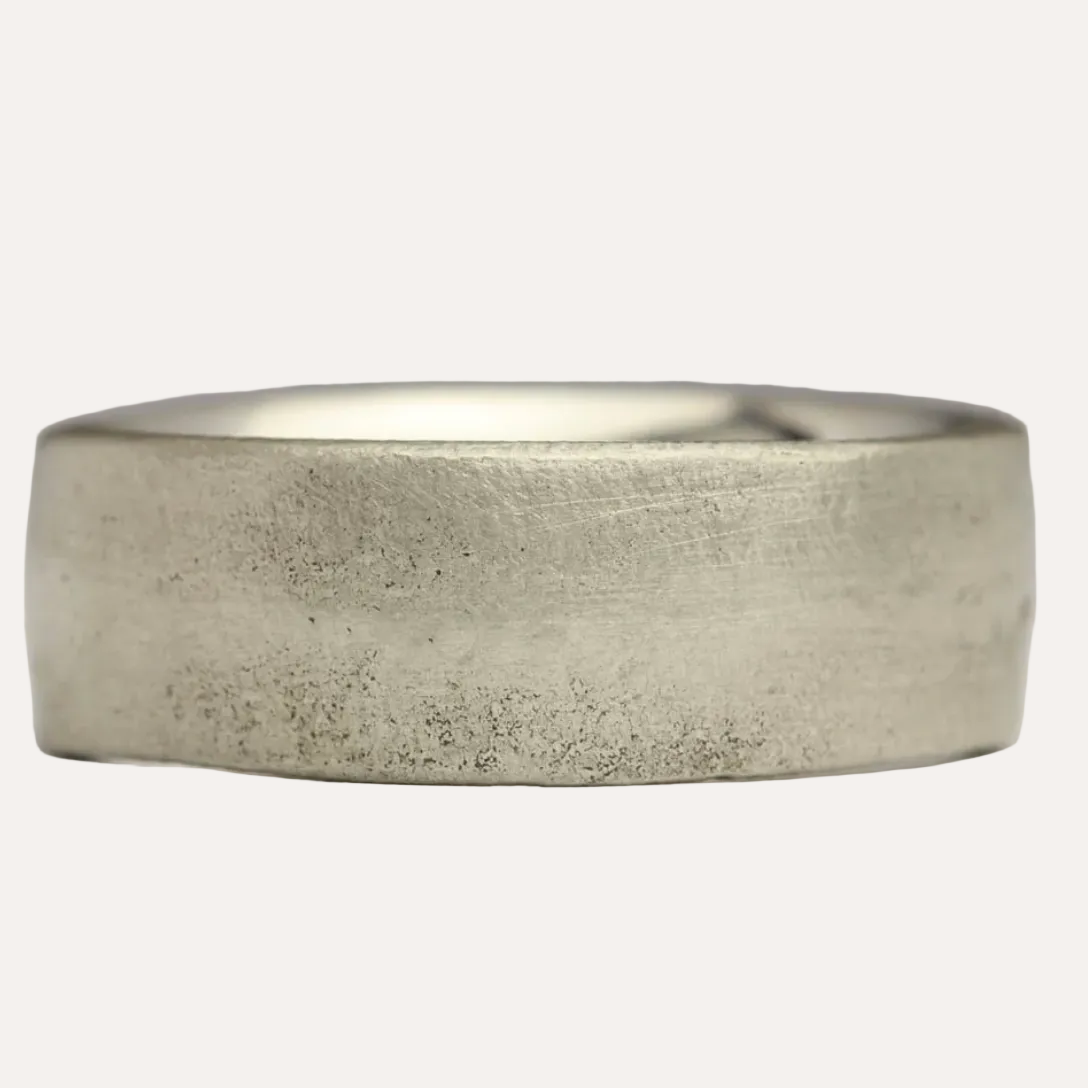 Silver Sandcast Ring