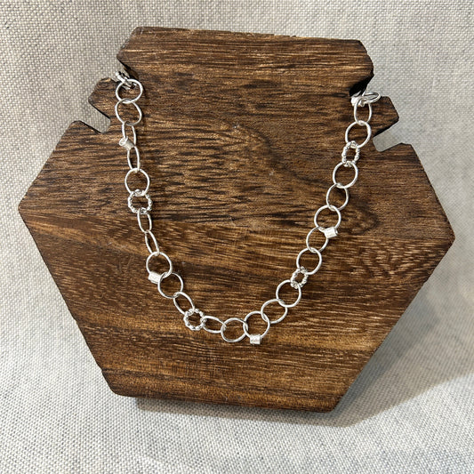 Silver Handmade Chain Necklace