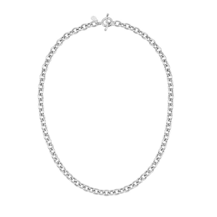 oval link necklace