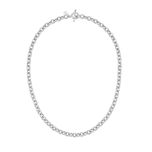 oval link necklace