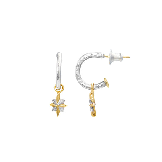 Hoops with North Star Drops