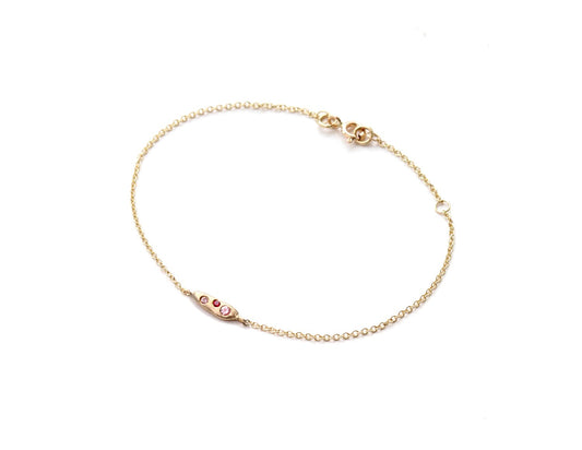 Sapphire & Ruby Treasure Bracelet