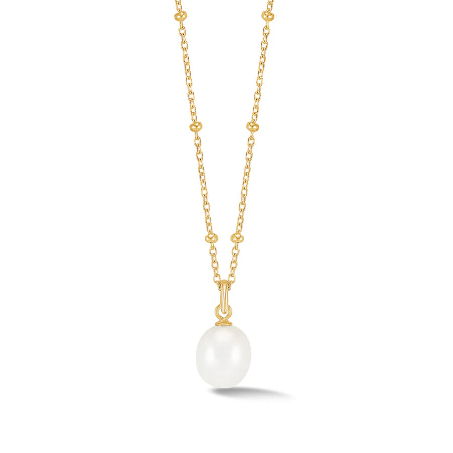 pearl and gold necklace