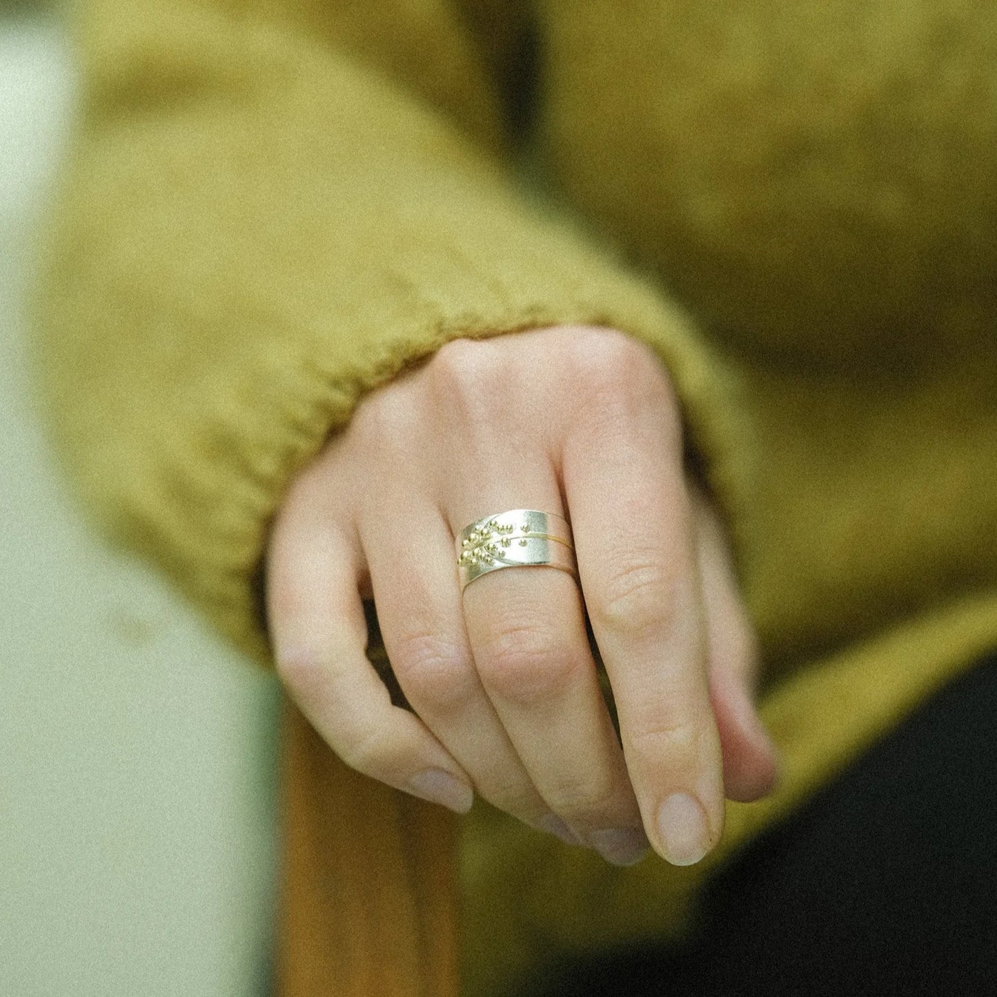 Adorn Granulated Ring