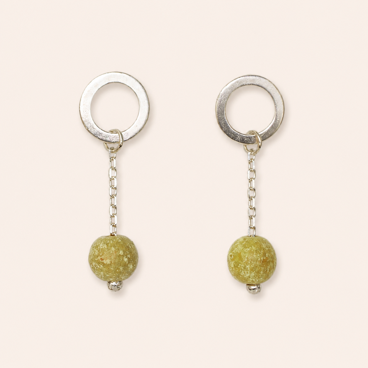 Dangle buoy earrings