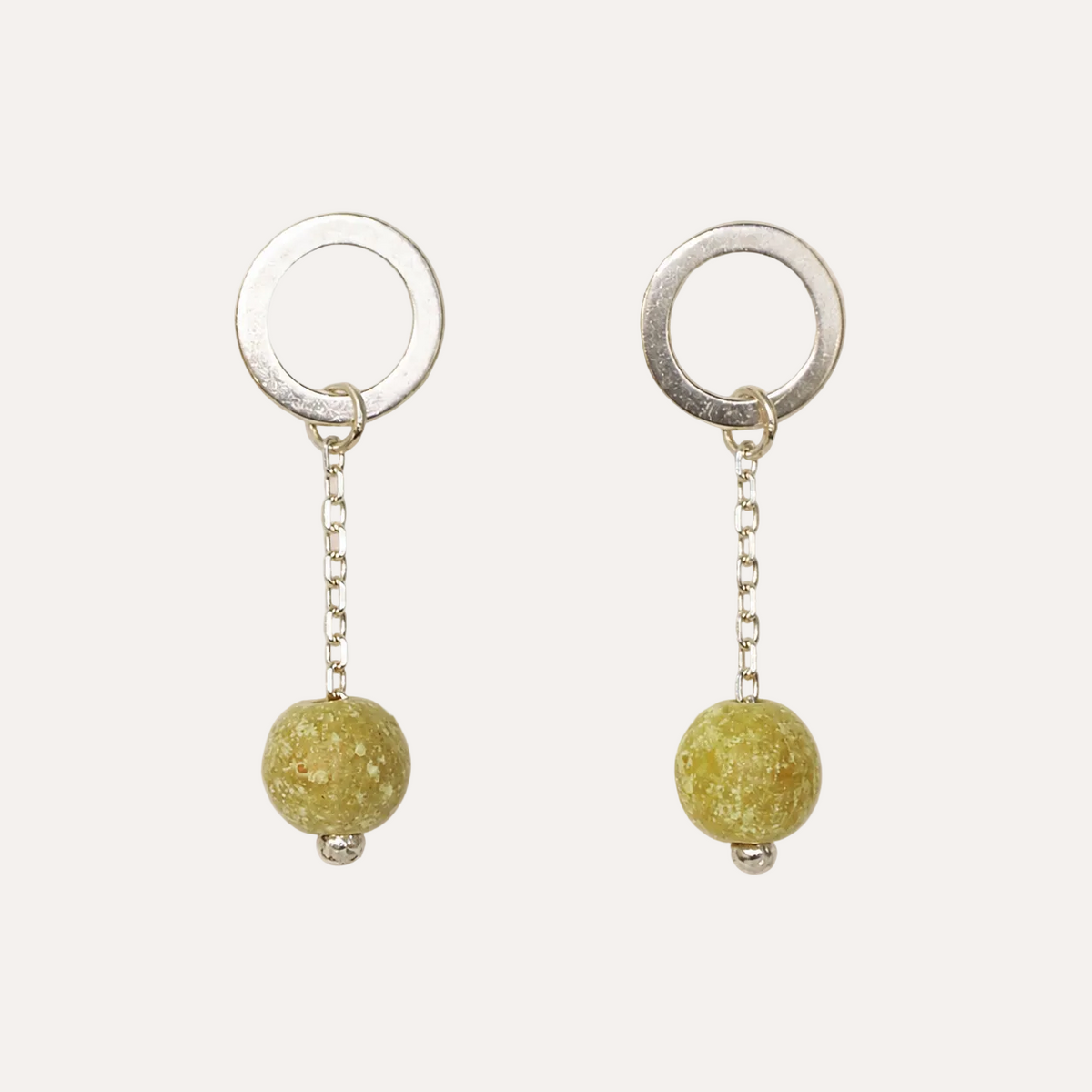 Dangle buoy earrings