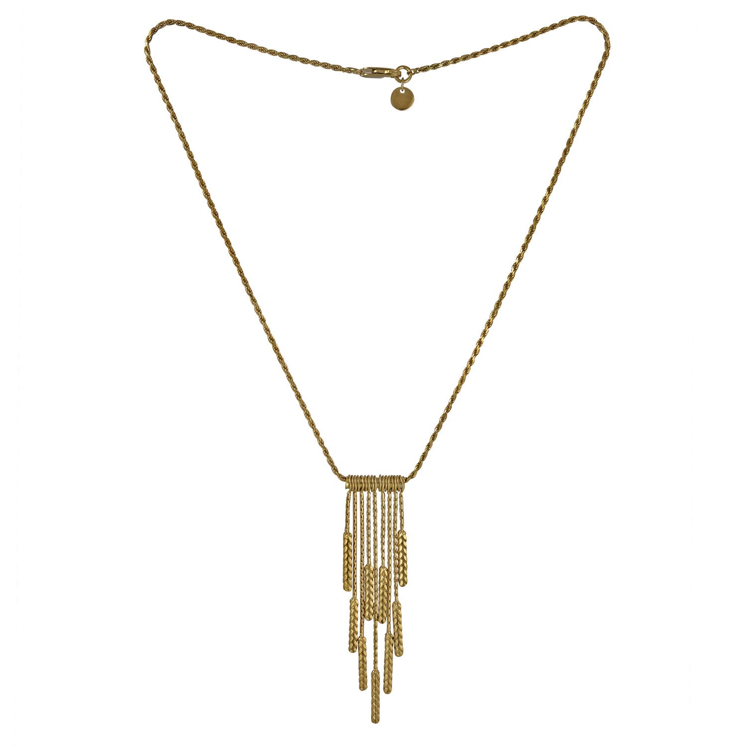 demeter tassel necklace