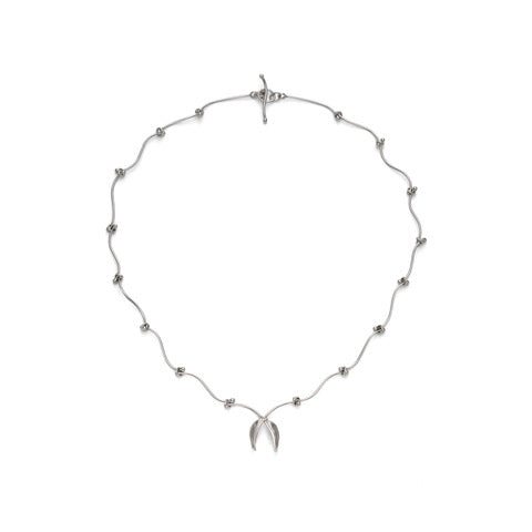 ebb and flow leaf necklace