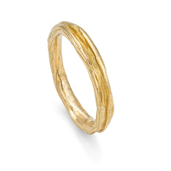 gold ripple ring