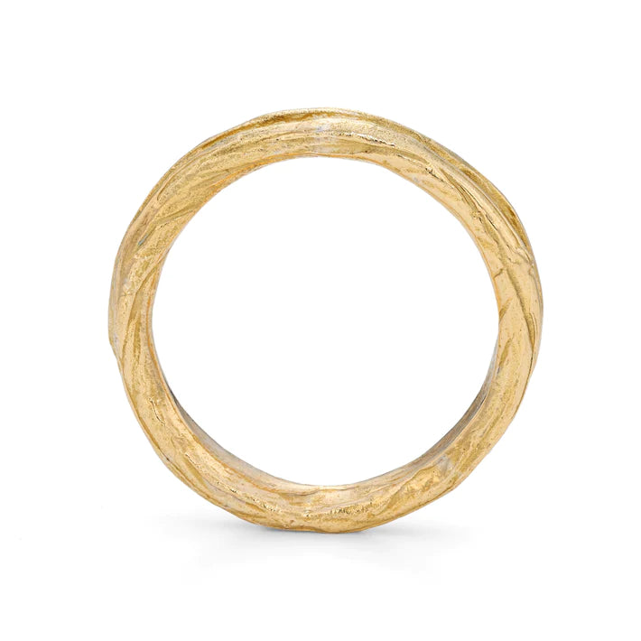 gold ripple ring