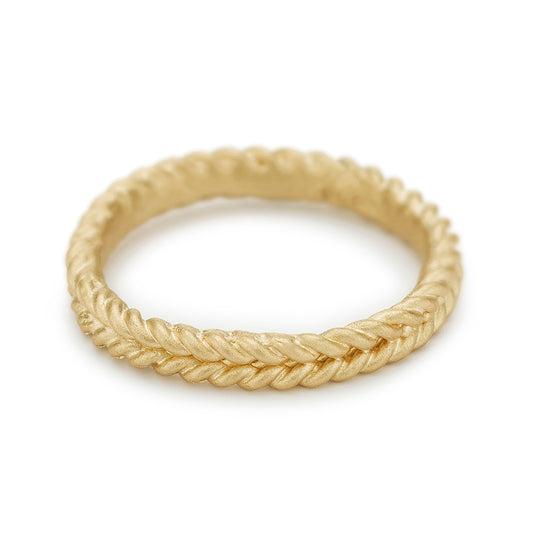 gold rope wedding ring