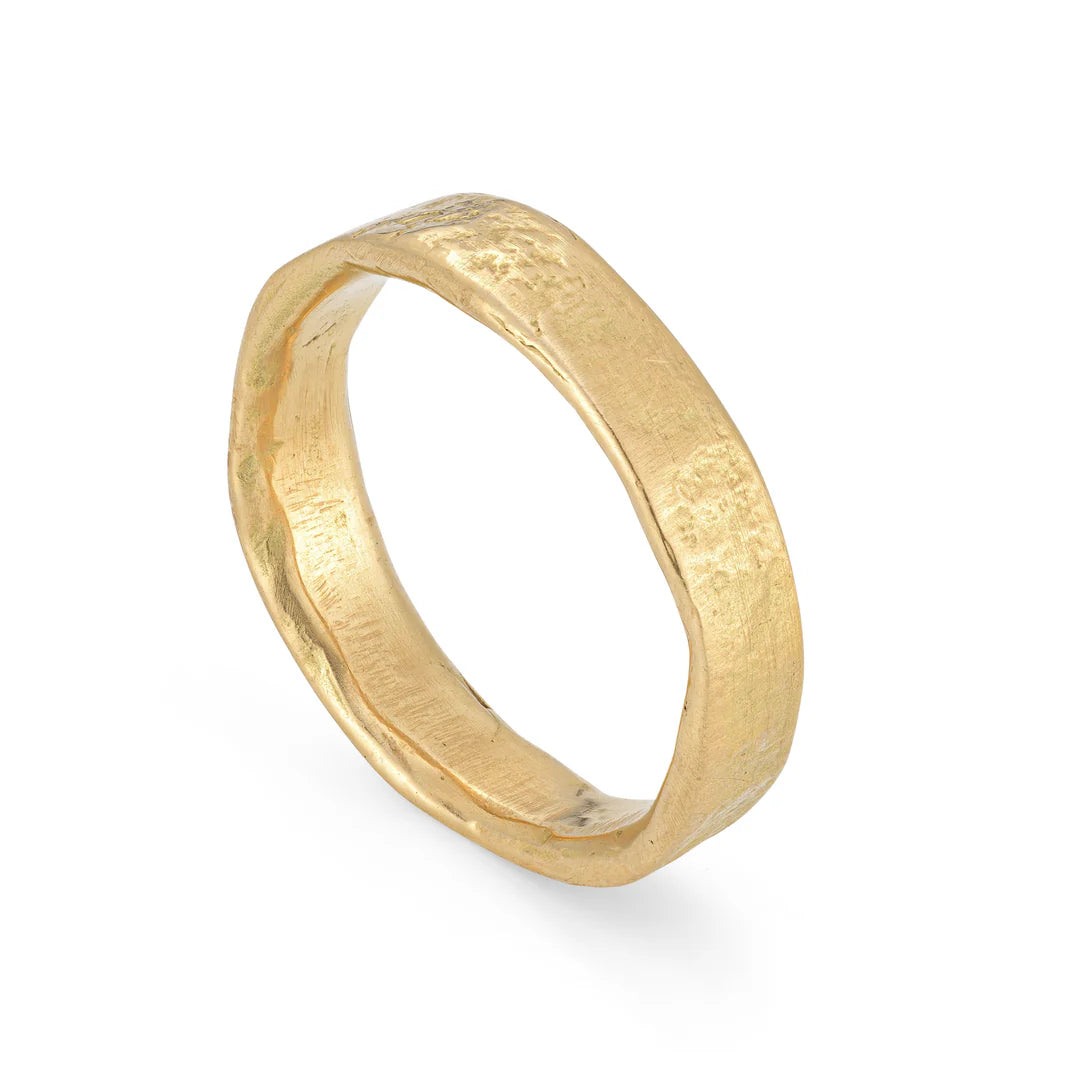yellow gold wedding ring
