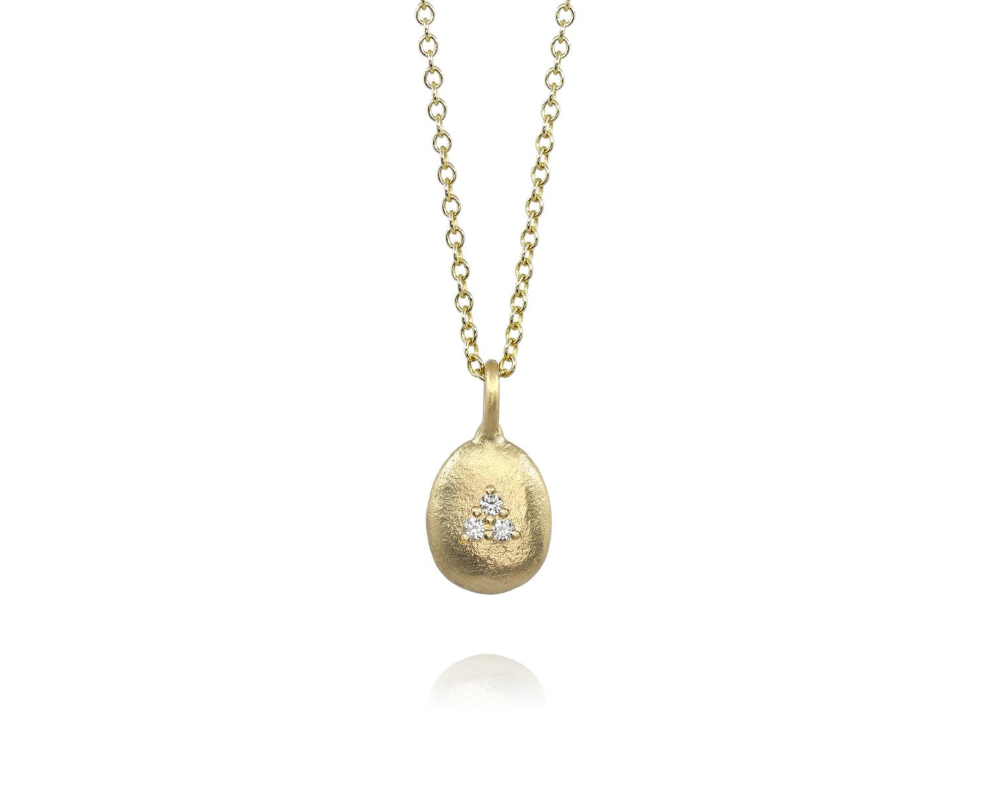Gold & Trio Diamond Pendant