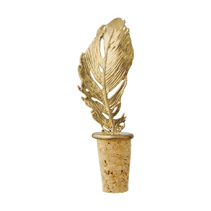 Feather Brass Bottlestop