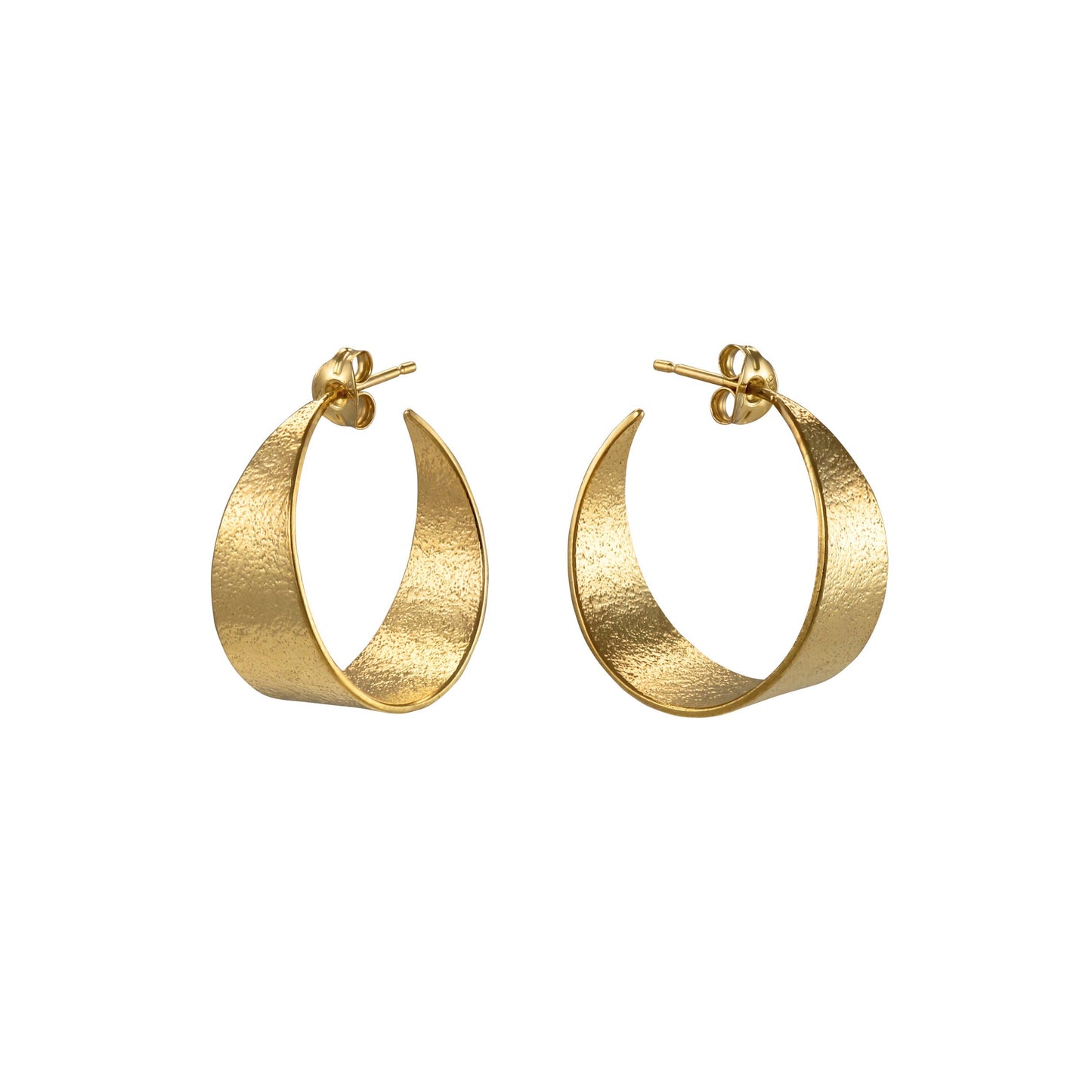 Icarus Medium Hoops Gold