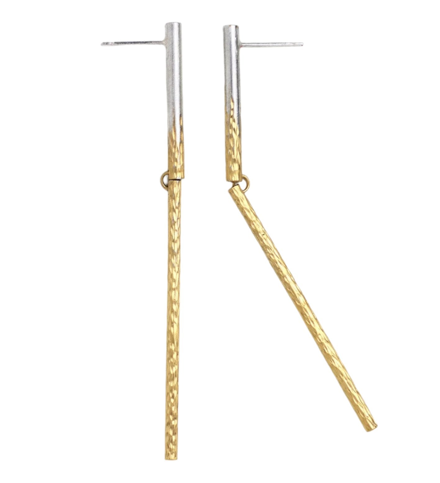 Gold Gradient Flux Earrings