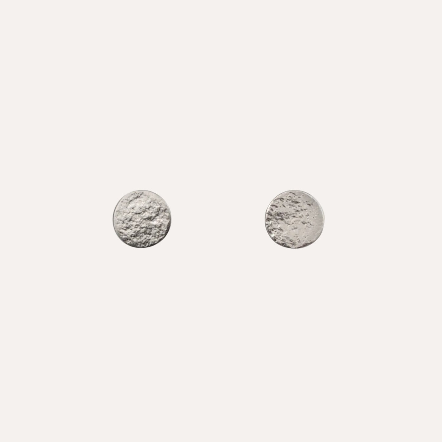 paillette silver studs