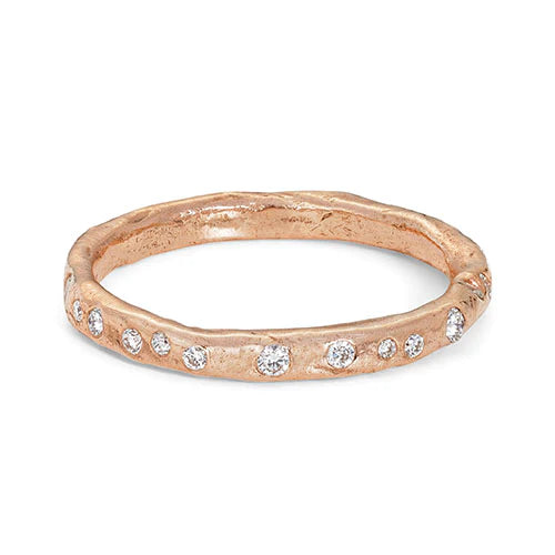 rose gold eternity ring
