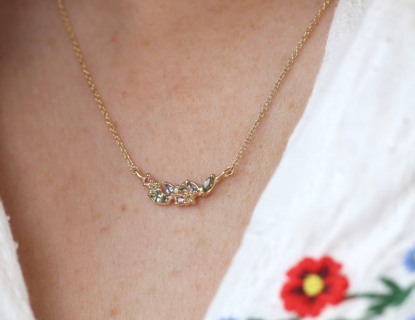 Floral Pastel Necklace