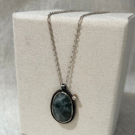 sapphire pendant