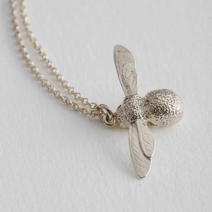 silver bee pendant Alex Monroe