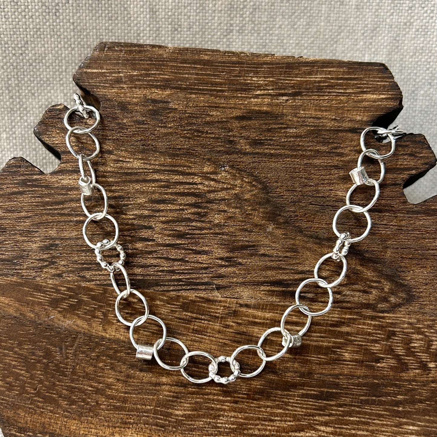 Silver Handmade Chain Necklace