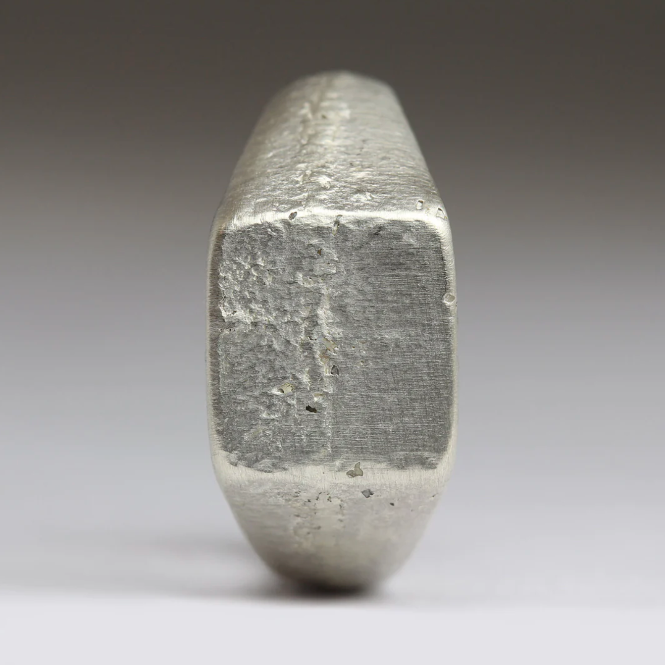 silver sandcast ring