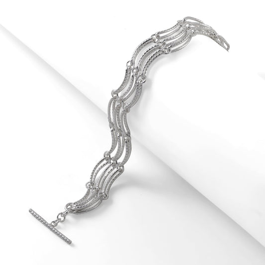 silver serpentine bracelet