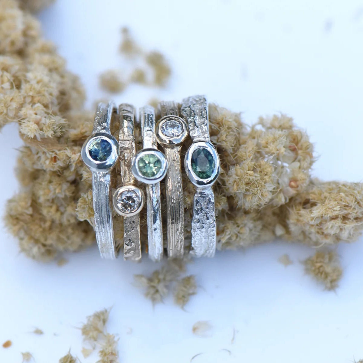 Gold & Diamond Hawthorn Ring