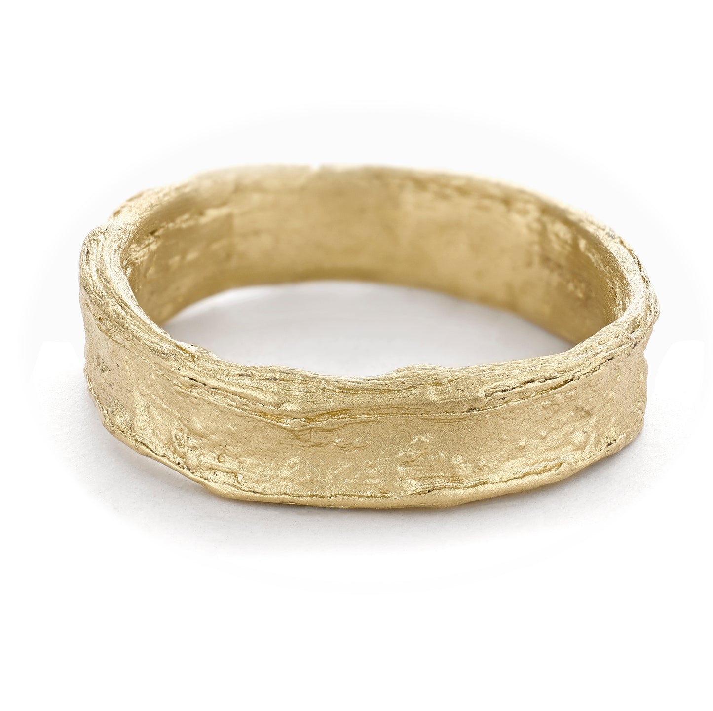 textured gold ring